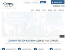 Tablet Screenshot of cityspec.co.uk